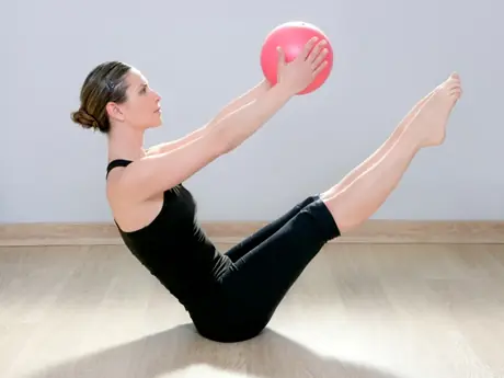small exercise ball exercises