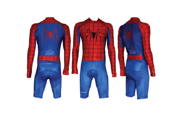 spiderman cycling jersey