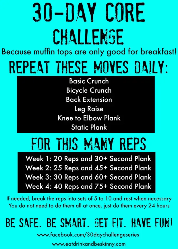 30 Day Core Challenge