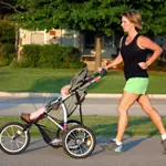running with baby stroller